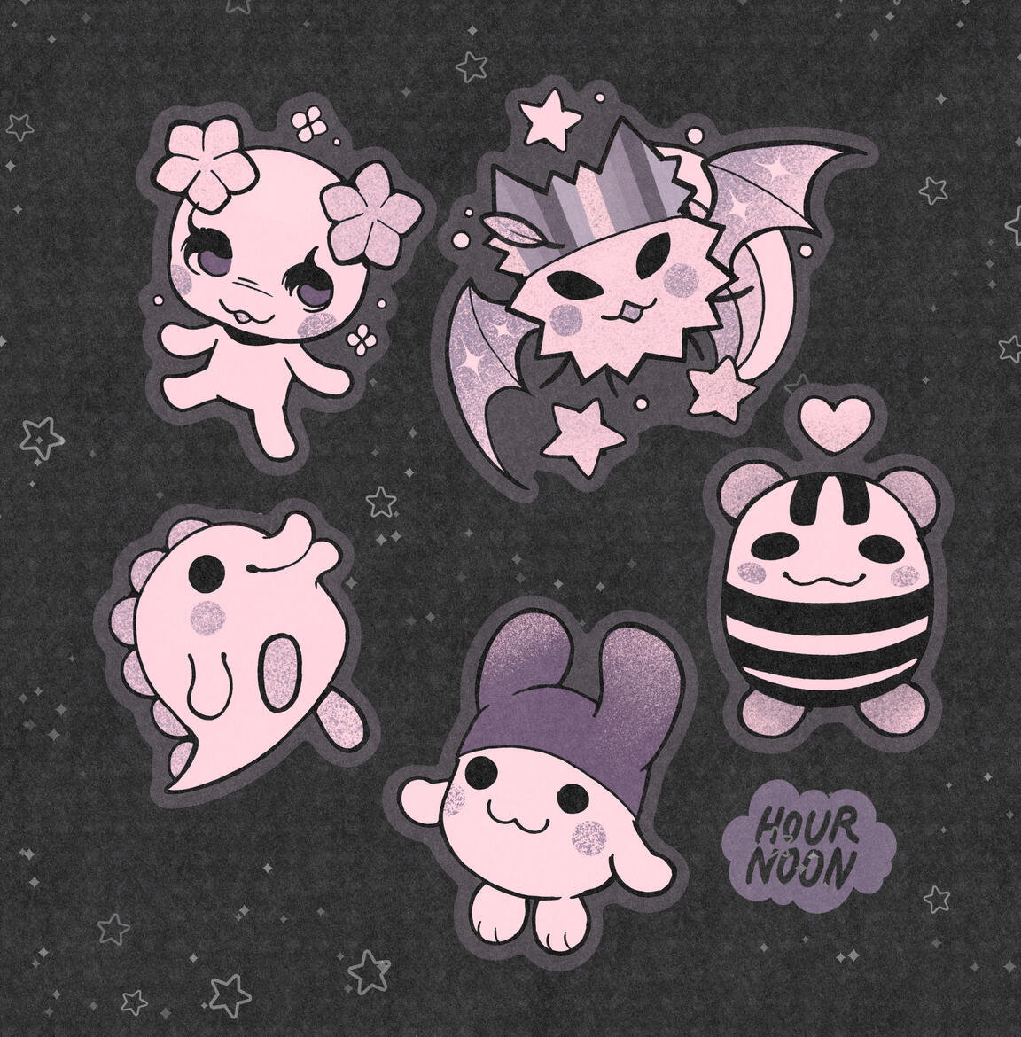 TAMAS - BLACK+GRAY $150/ea any design DIGITAL FRIENDS SPECIAL