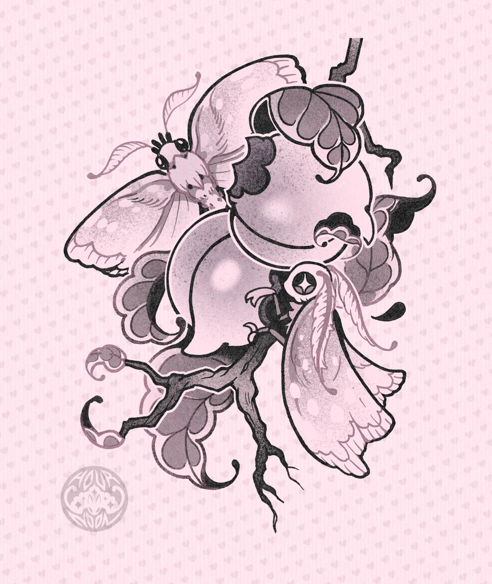 IMMORTAL MOTHS - $250+ blackwork